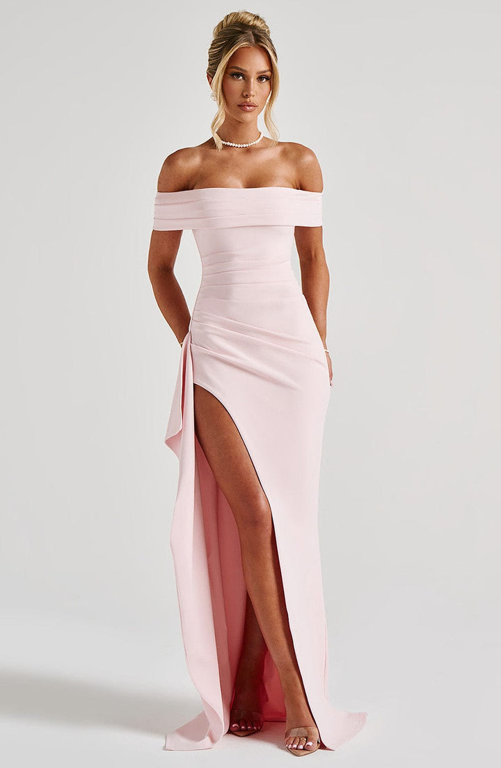 Maxi Jurk Dames | Bardot Halslijn