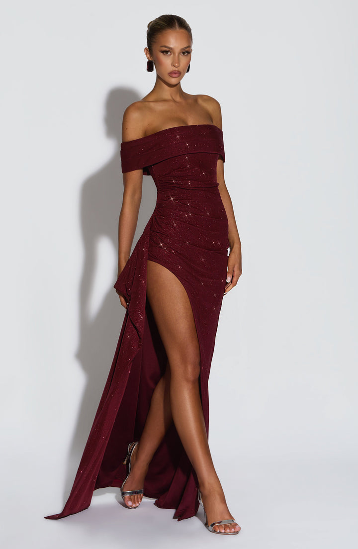 Maxi Jurk Dames | Bardot Halslijn