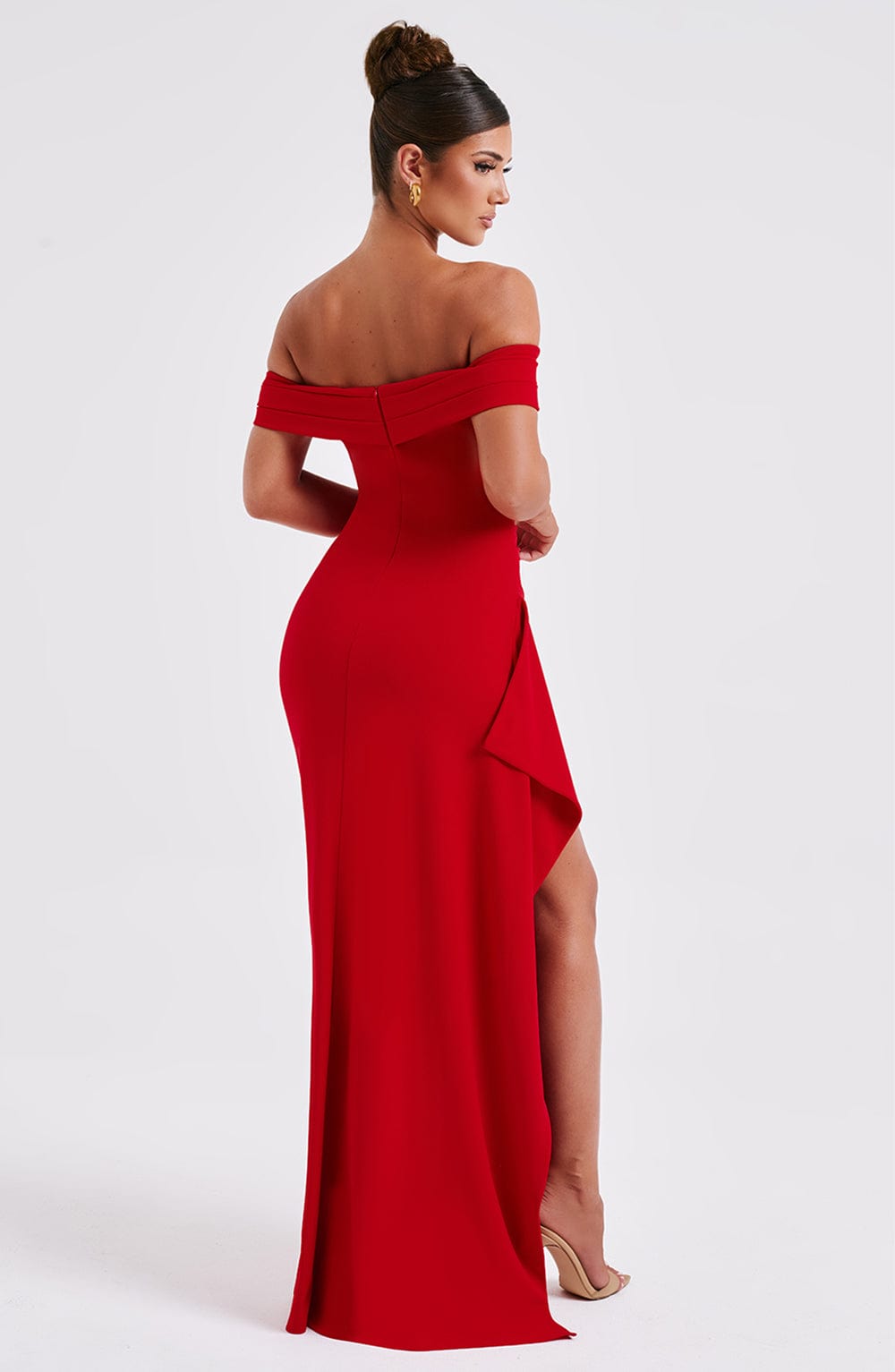 Maxi Jurk Dames | Bardot Halslijn
