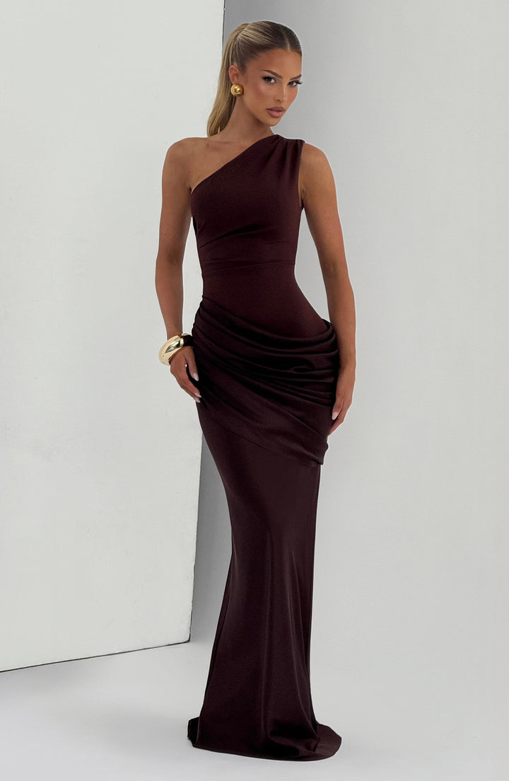 Maxi Jurk Dames | One-Shoulder Design