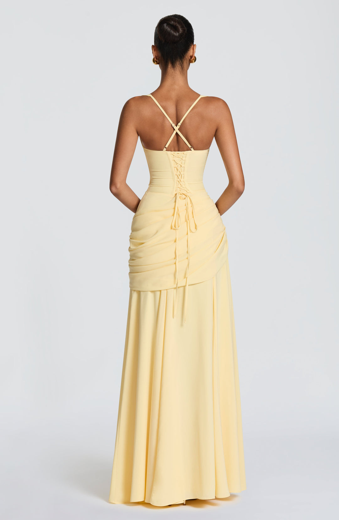 Maxi Jurk Dames | Twist Cowl Halslijn