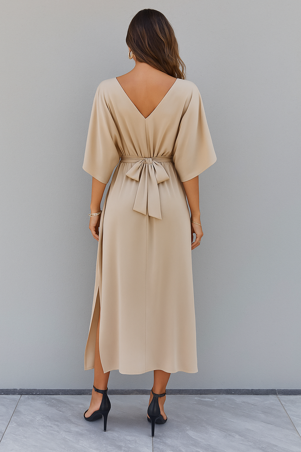 Maxi Jurk Dames | V-hals &amp; Elegante Split