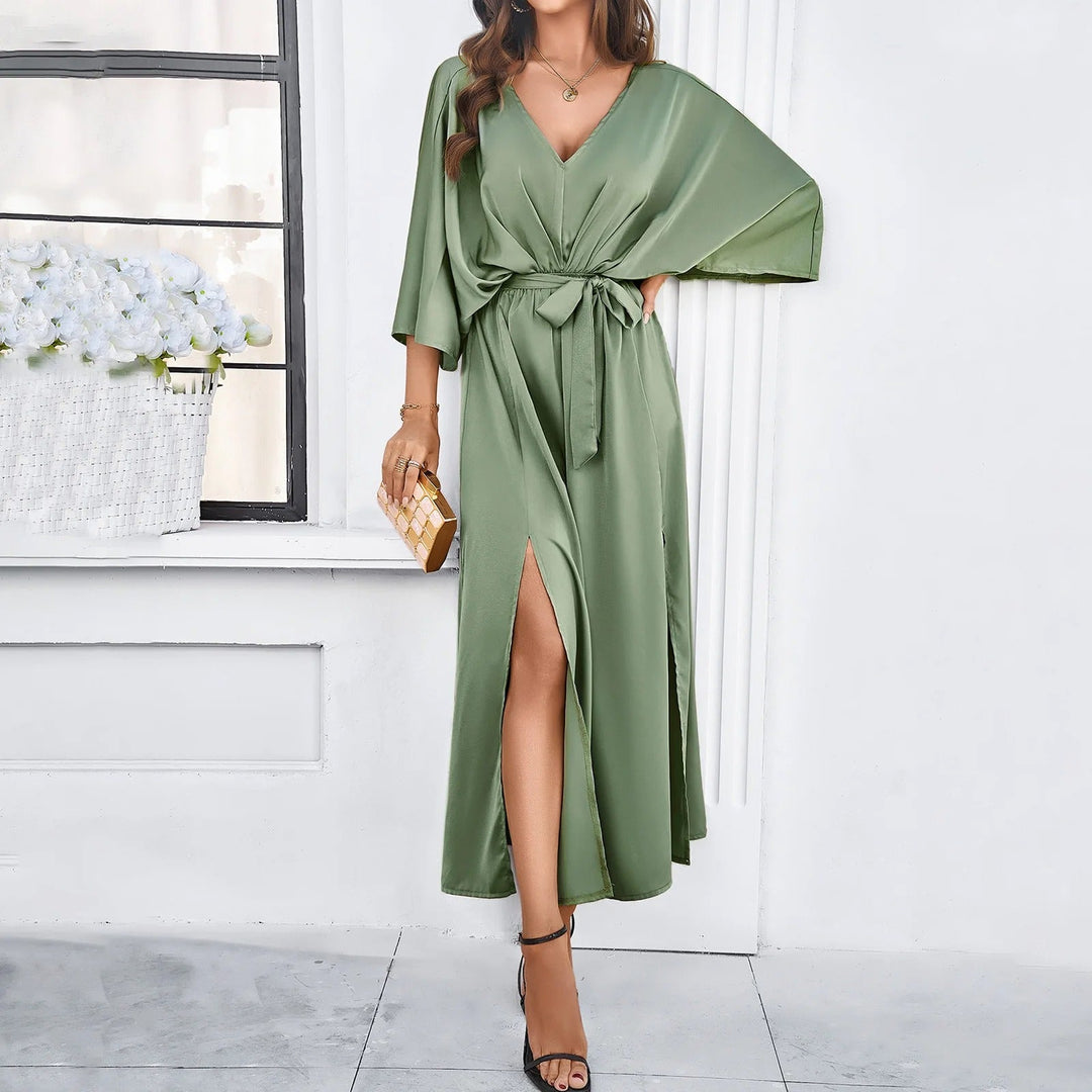 Maxi Jurk Dames | V-hals &amp; Elegante Split