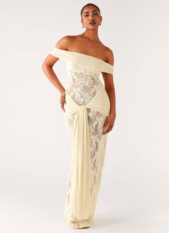 Maxi Jurk Dames | Verfijnde Buste-Overlay