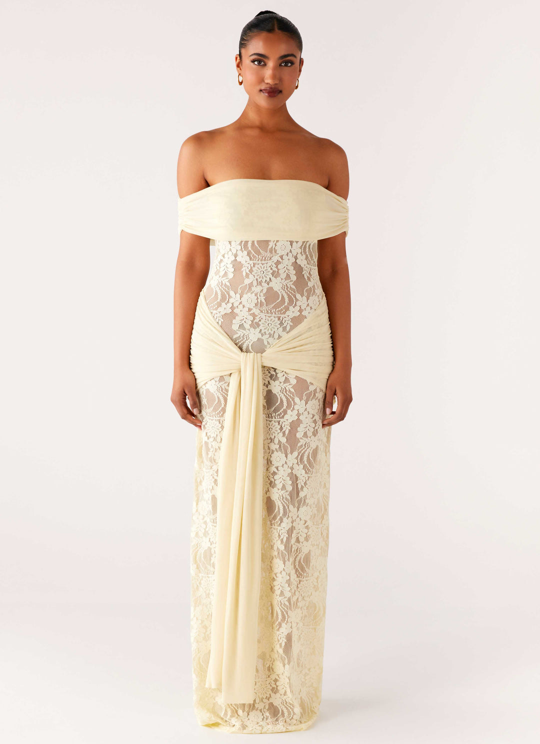 Maxi Jurk Dames | Verfijnde Buste-Overlay