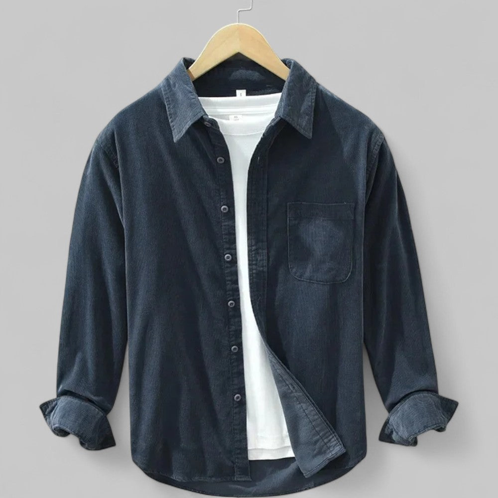 Overhemd Heren Lange Mouw | Comfortabele Pasvorm &amp; Klassieke Kraag