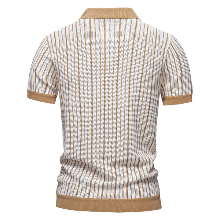 Polo Heren | Gestreept Gebreid Design &amp; Zomerse Klasse