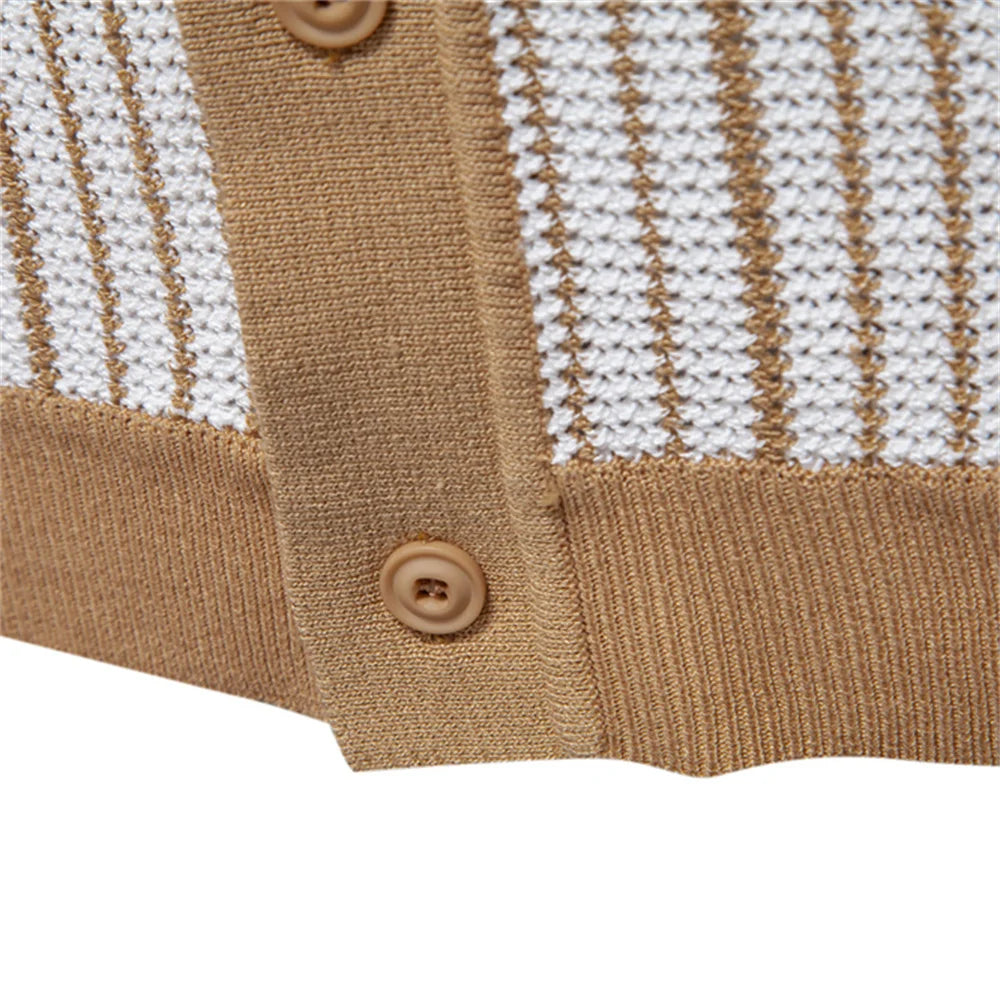 Polo Heren | Gestreept Gebreid Design &amp; Zomerse Klasse