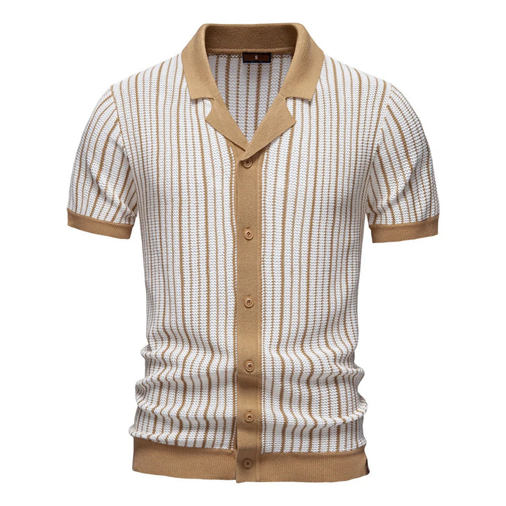 Polo Heren | Gestreept Gebreid Design &amp; Zomerse Klasse