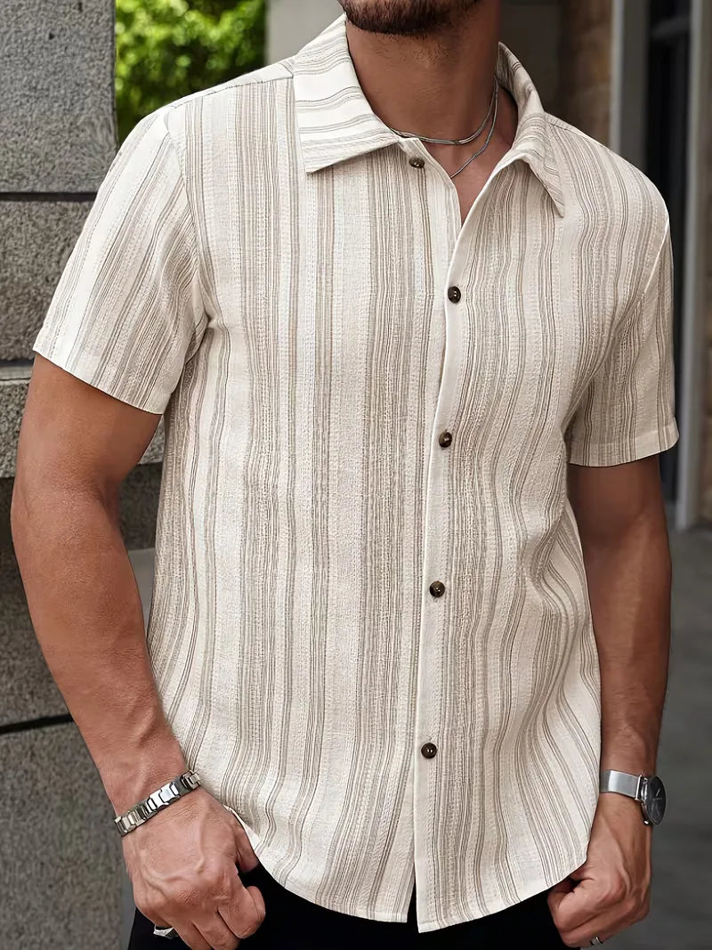 Polo Heren Korte Mouw | Gestreept &amp; Casual Chic