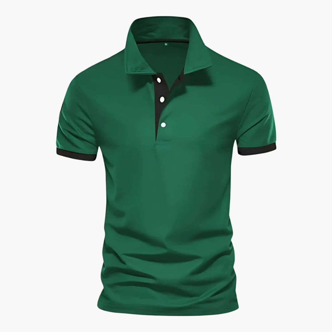 Polo Heren | Korte Mouwen &amp; Contrast Details voor Smart-Casual Stijl