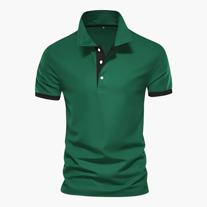 Polo Heren | Korte Mouwen &amp; Contrast Details voor Smart-Casual Stijl