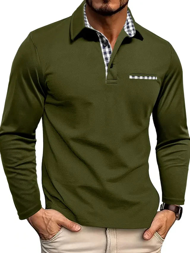 Polo Heren | Lange Mouwen &amp; Vormvast Comfort