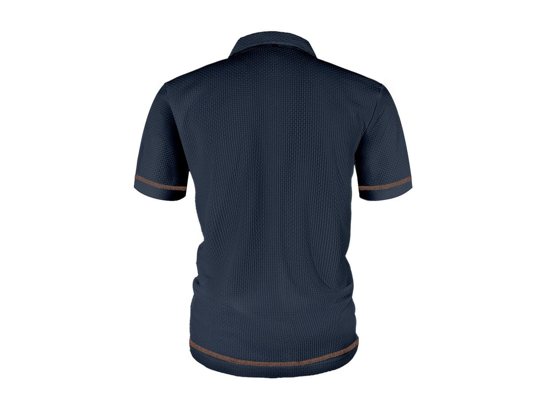 Poloshirt Heren | Luchtige Moderne Polo met Gebreide Textuur