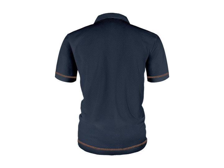 Poloshirt Heren | Luchtige Moderne Polo met Gebreide Textuur
