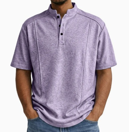 Shirt Mannen | Vintage Stijl &amp; Staande Kraag