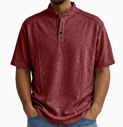 Shirt Mannen | Vintage Stijl &amp; Staande Kraag