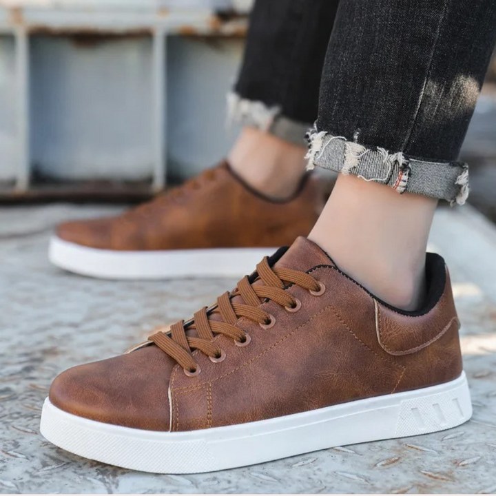 Sportschoenen Heren | Sneakers Heren | Vetersluiting &amp; Ondersteunende Zool voor Dagelijks Comfort