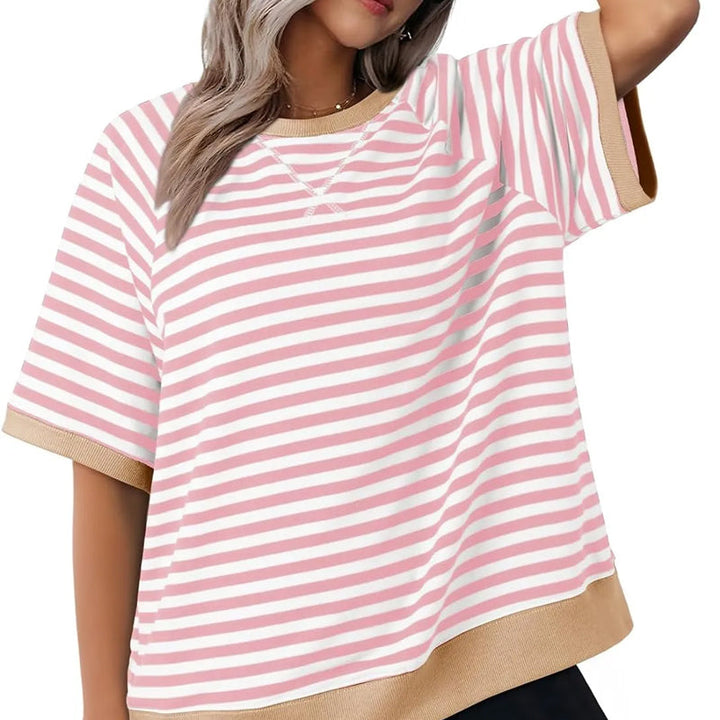 T-Shirt Dames | Gestreept Design &amp; Relaxte Pasvorm