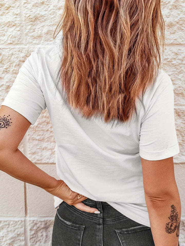 T-shirt Dames | Ronde Hals &amp; Tijdloze Stijl