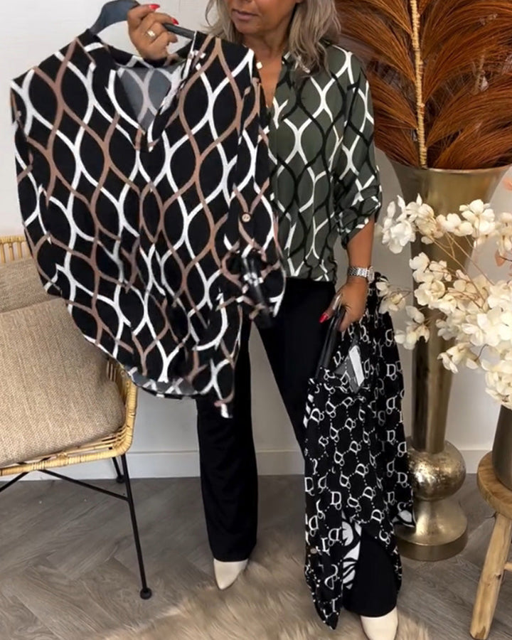 Top Dames | Grafische Print &amp; Trendy Veelzijdige Stijl