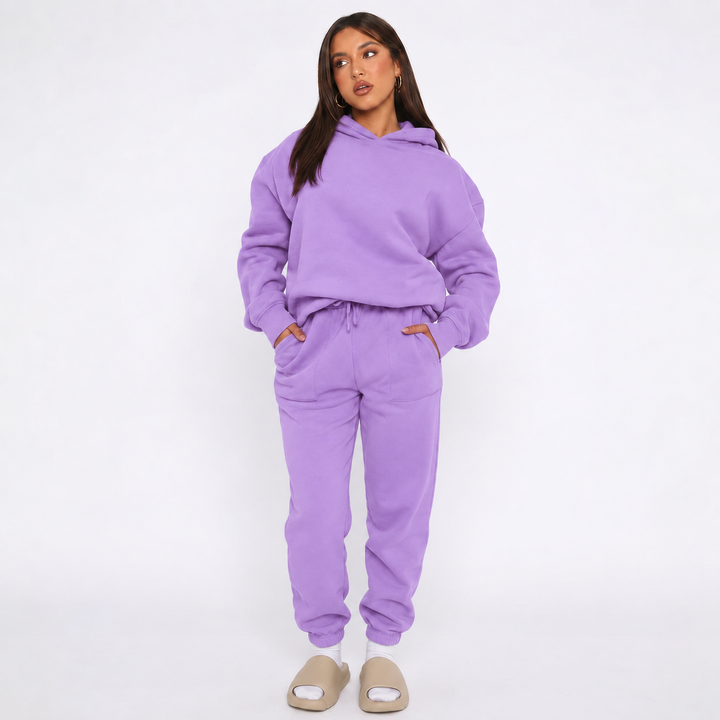 Trainingspak Dames | Oversized Hoodie &amp; Relaxed Jogger Look