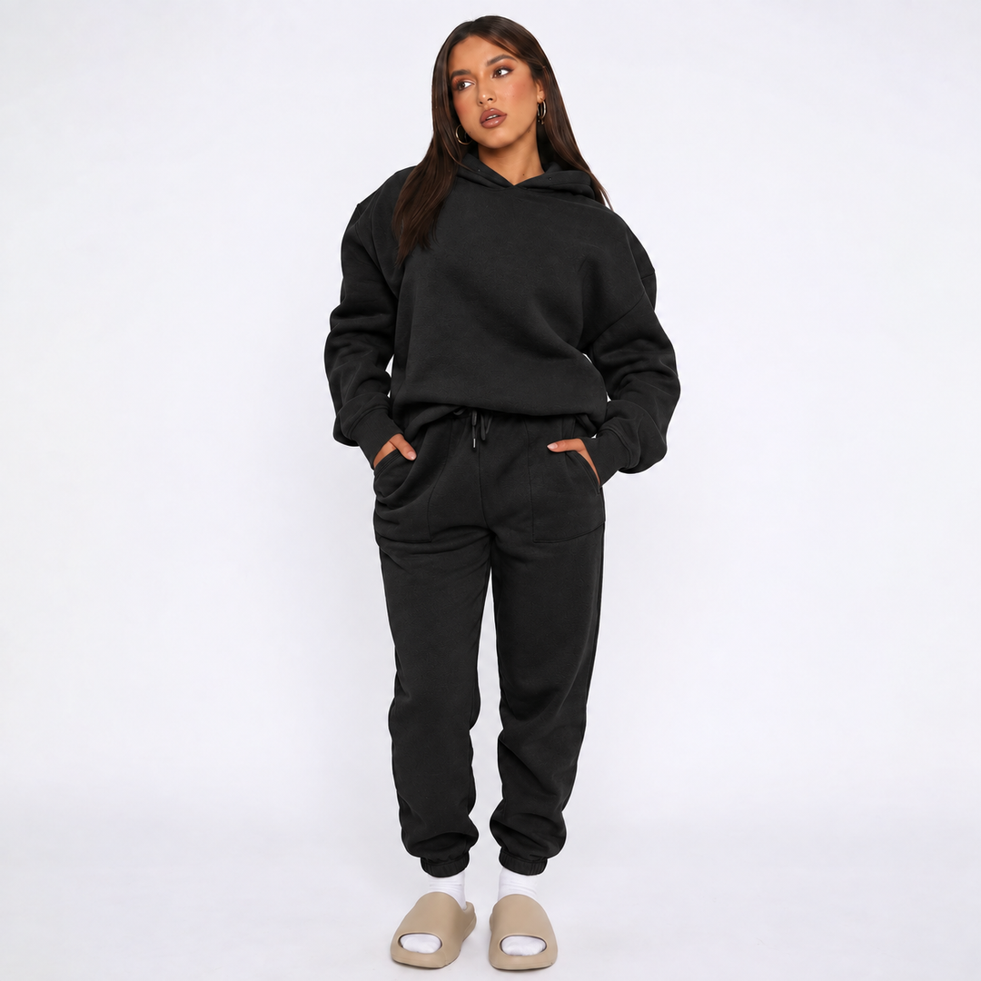 Trainingspak Dames | Oversized Hoodie &amp; Relaxed Jogger Look