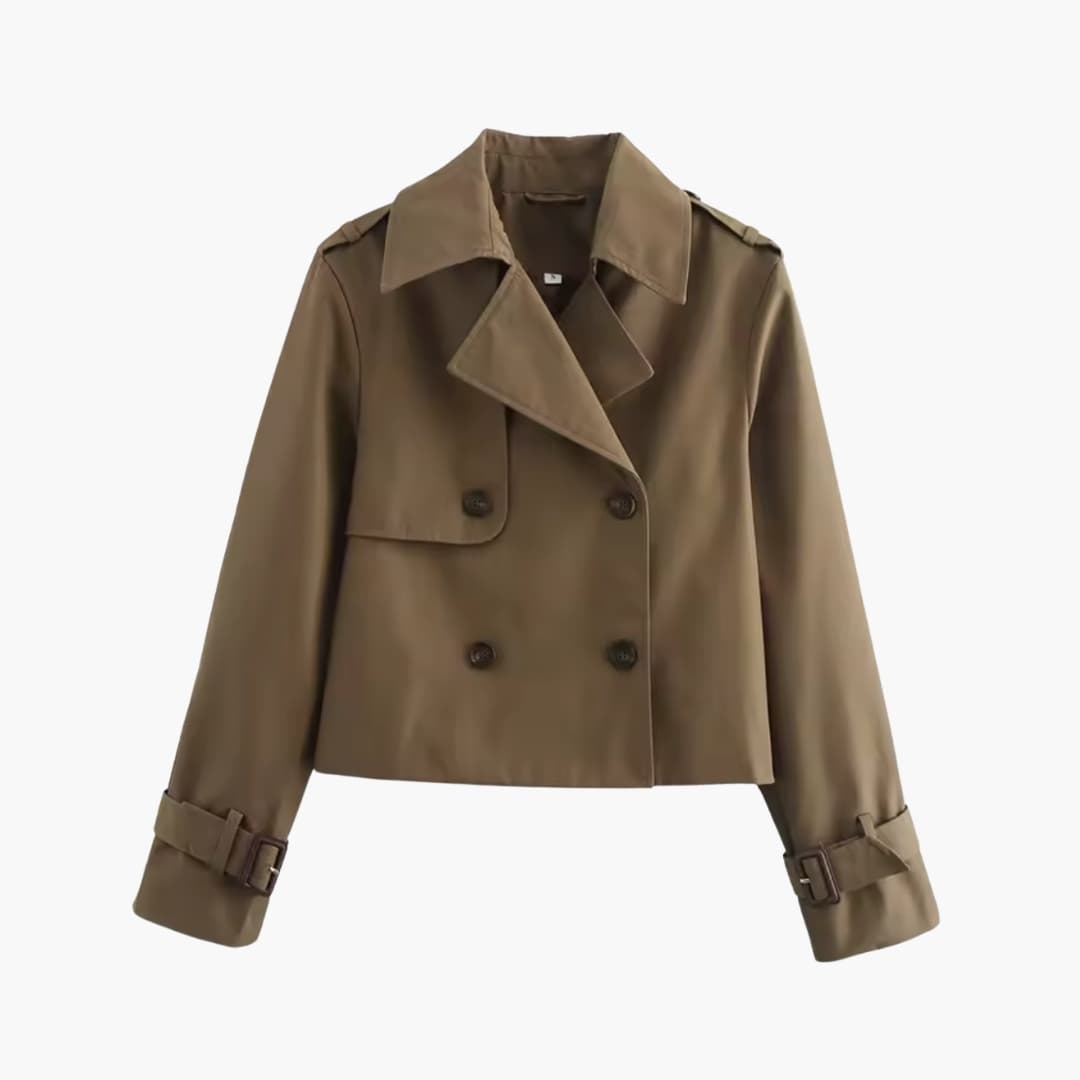 Trenchcoat Jas Dames | Cropped &amp; Elegant