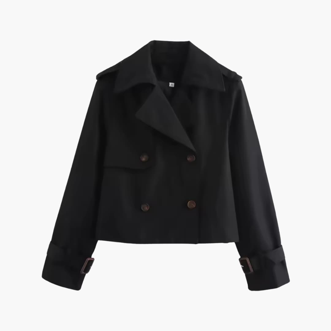 Trenchcoat Jas Dames | Cropped &amp; Elegant
