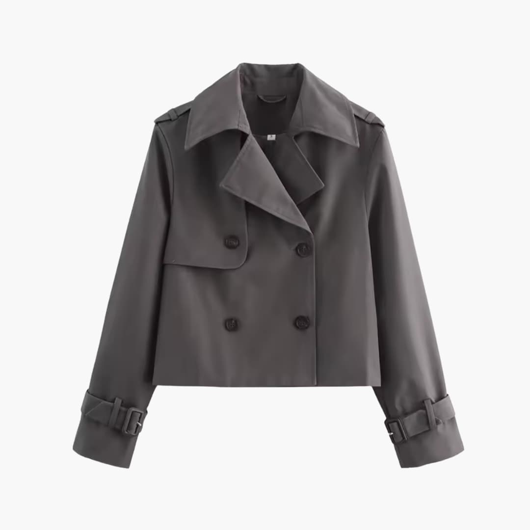 Trenchcoat Jas Dames | Cropped &amp; Elegant