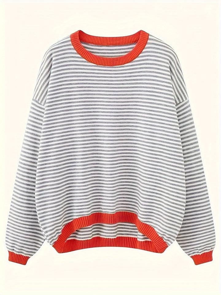 Trui Dames Gestreept | Losse Pasvorm &amp; Ademend Comfort