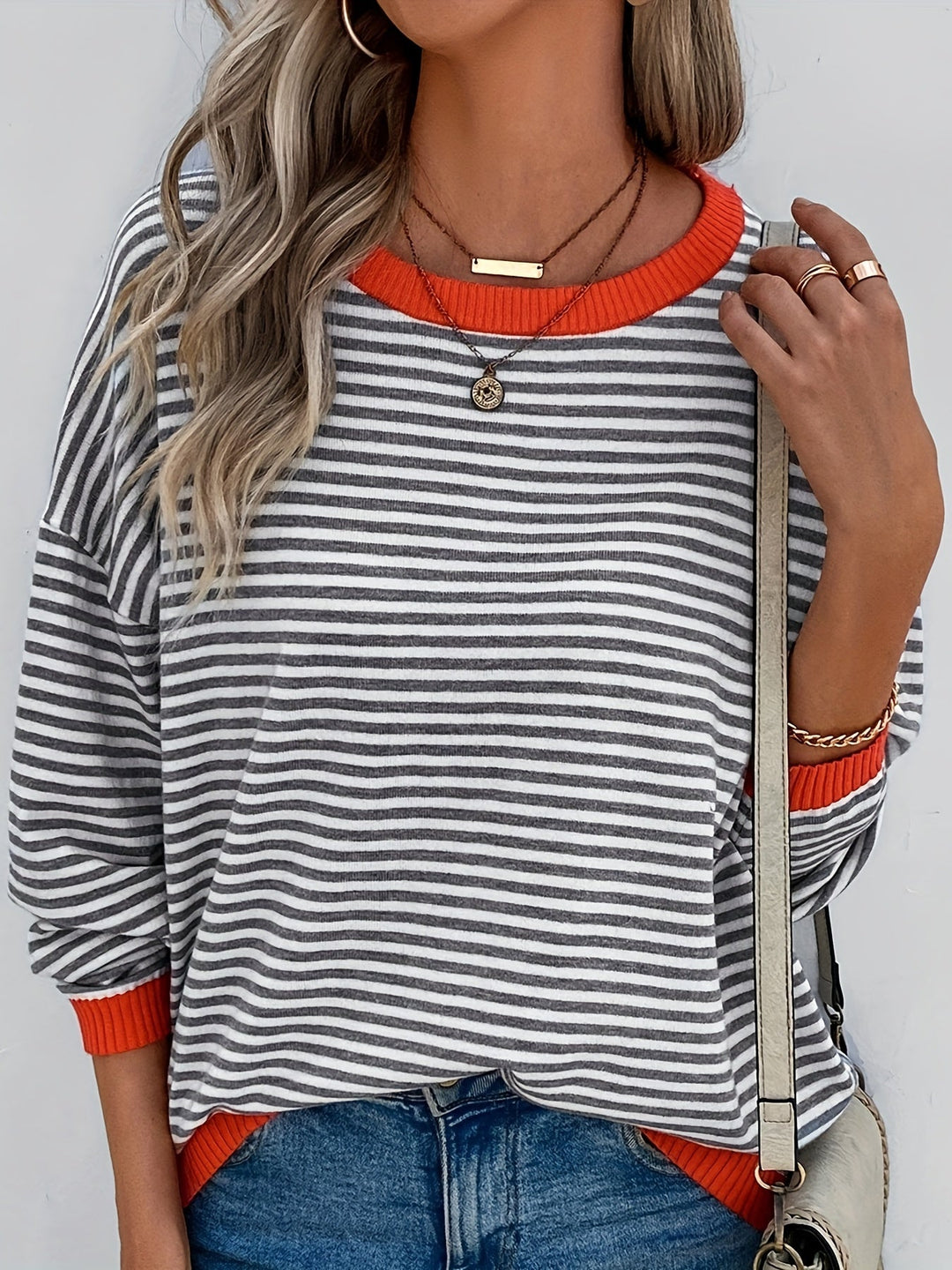 Trui Dames Gestreept | Losse Pasvorm &amp; Ademend Comfort