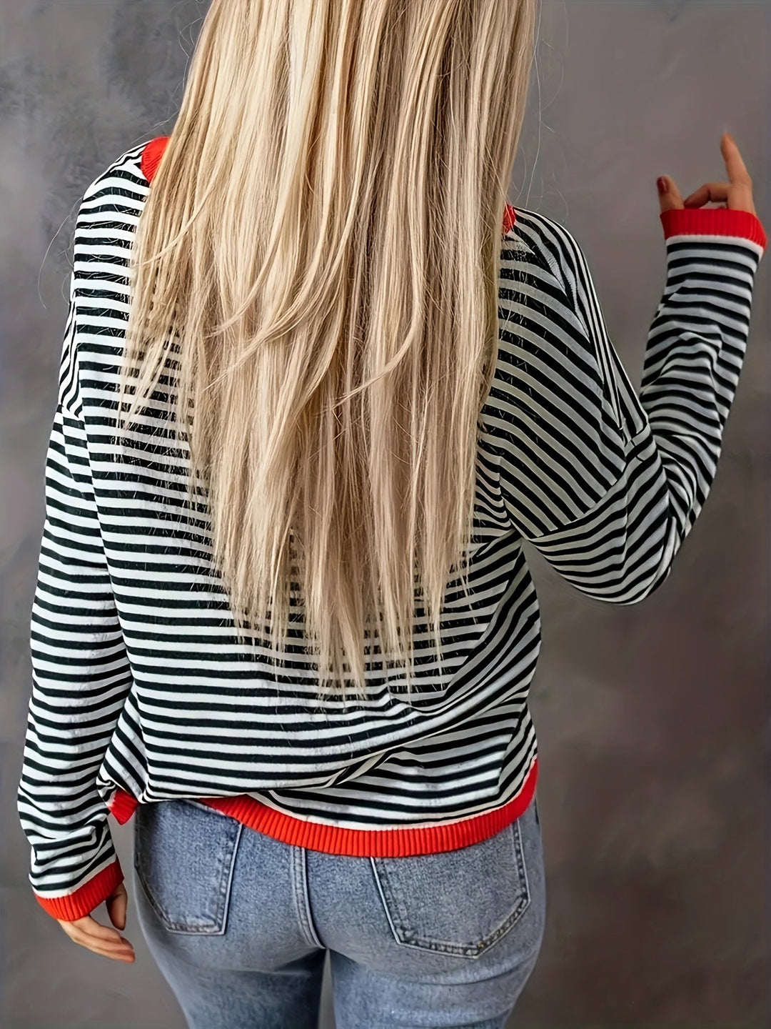 Trui Dames Gestreept | Losse Pasvorm &amp; Ademend Comfort