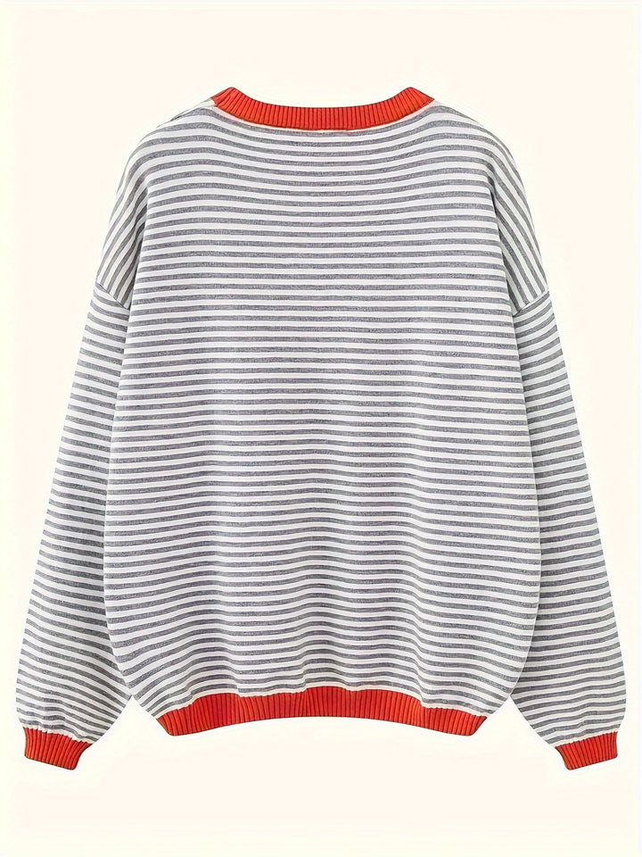 Trui Dames Gestreept | Losse Pasvorm &amp; Ademend Comfort