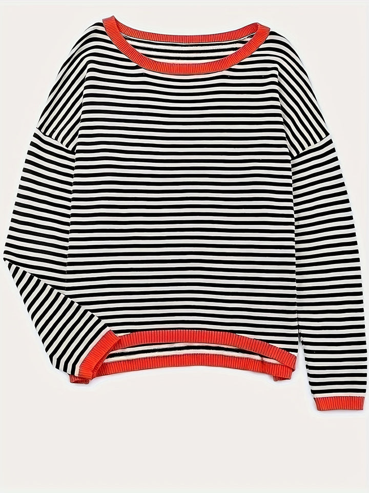 Trui Dames Gestreept | Losse Pasvorm &amp; Ademend Comfort