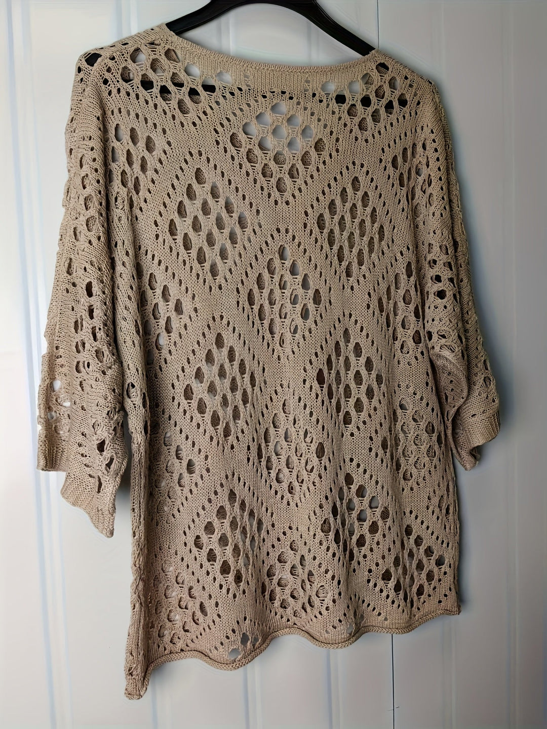 Trui Dames Opengewerkt | V-hals &amp; Ademend Comfort