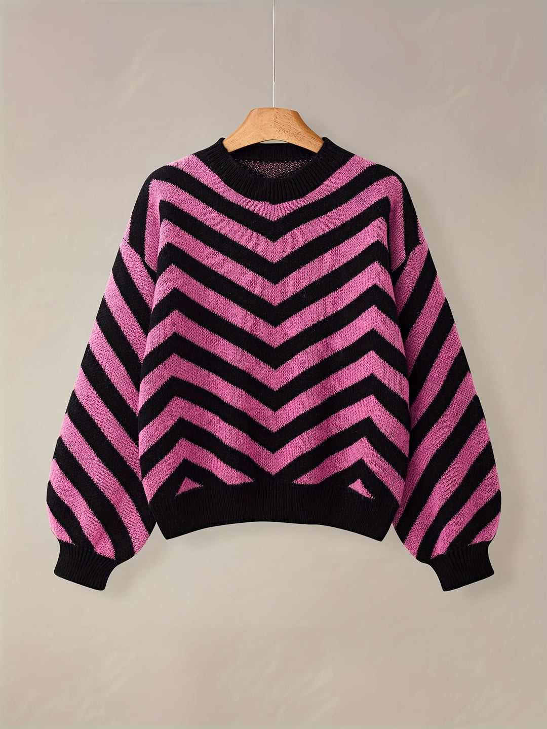 Trui Dames met Chevrondessin | Warm &amp; Losvallend Comfort