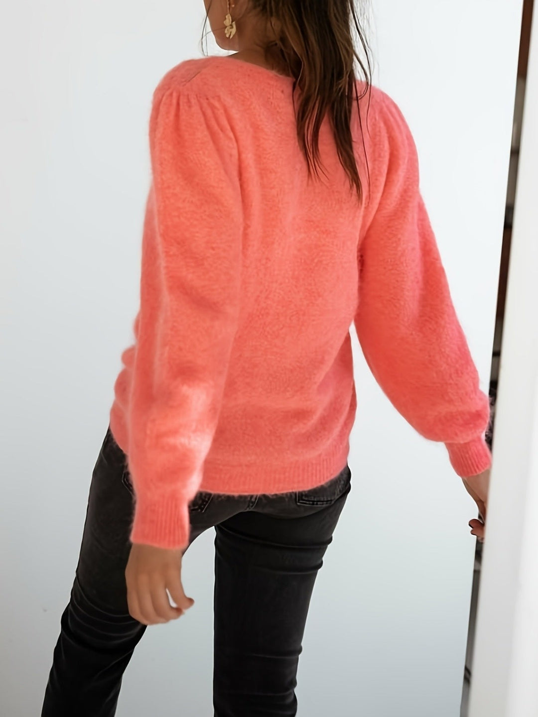 Trui Dames met Geribde Manchetten | Warm &amp; Zacht Comfort