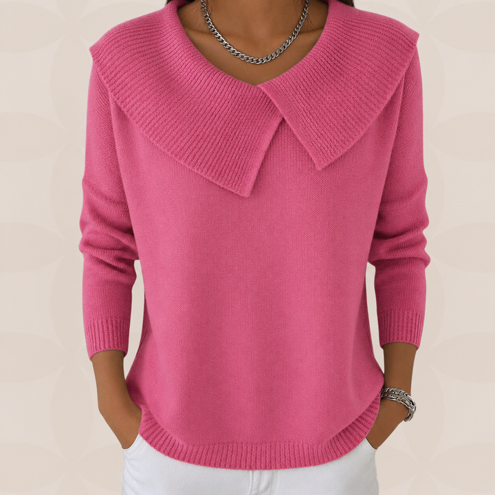 Trui Dames met Kraag | Zachte Warmte &amp; Elegantie