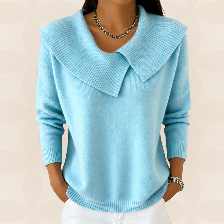 Trui Dames met Kraag | Zachte Warmte &amp; Elegantie