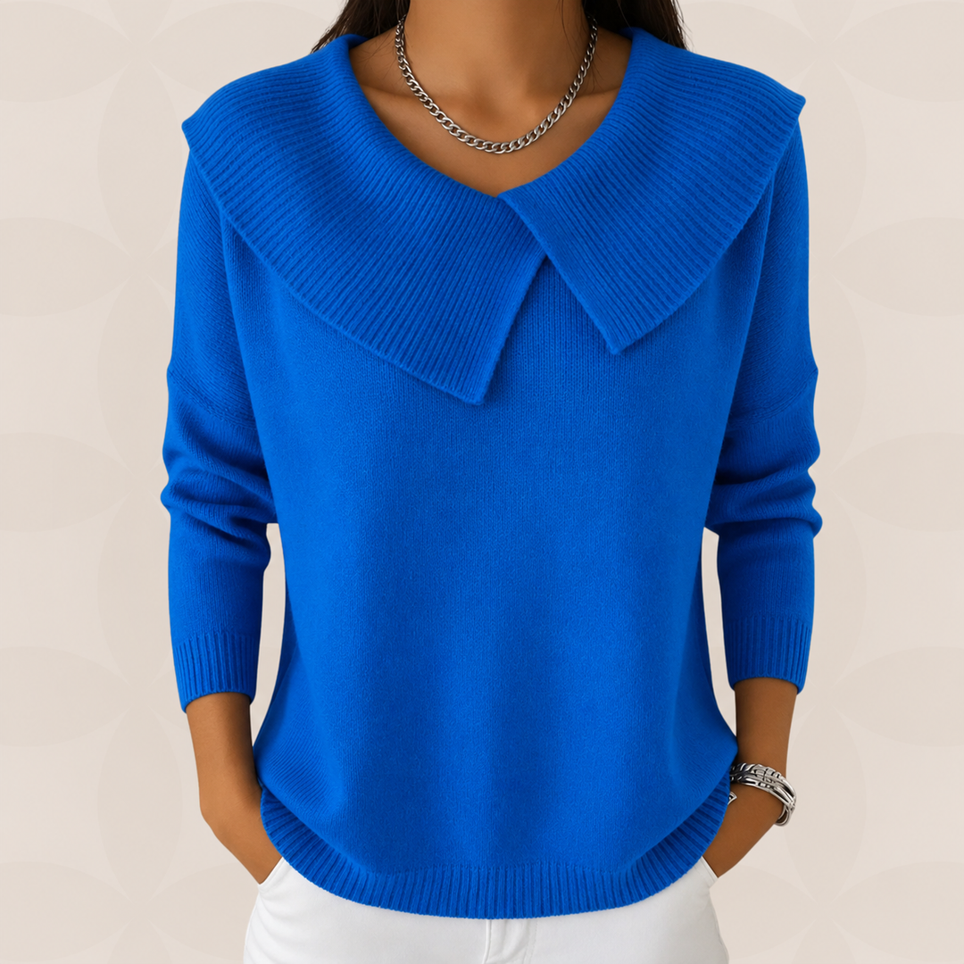 Trui Dames met Kraag | Zachte Warmte &amp; Elegantie