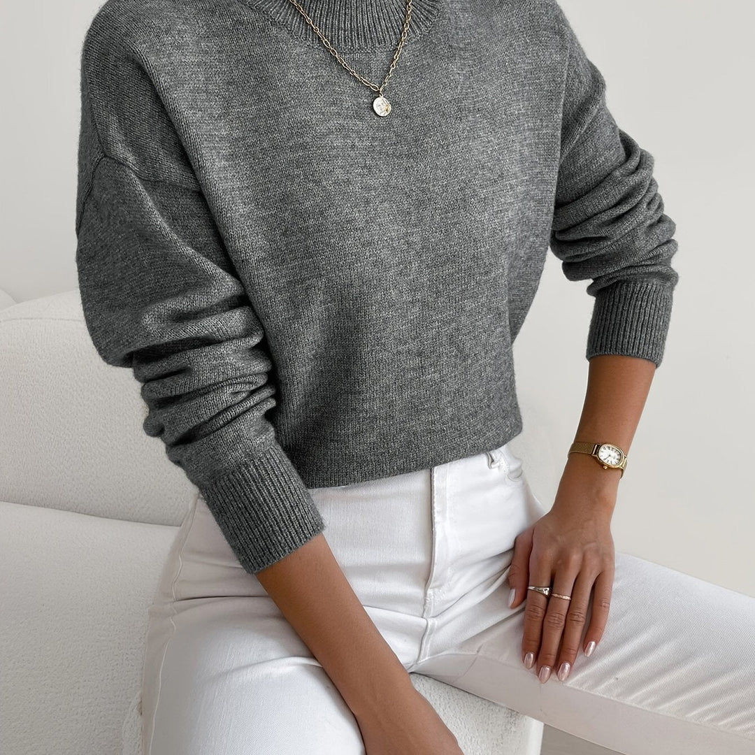 Trui Dames met Mock Neck | Zacht &amp; Flexibel Draagcomfort