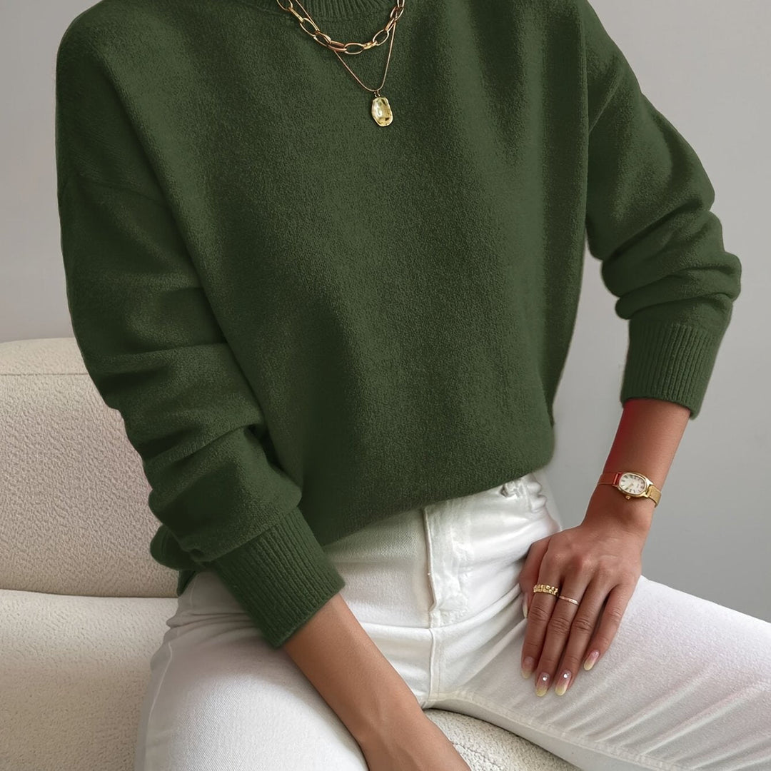 Trui Dames met Mock Neck | Zacht &amp; Flexibel Draagcomfort