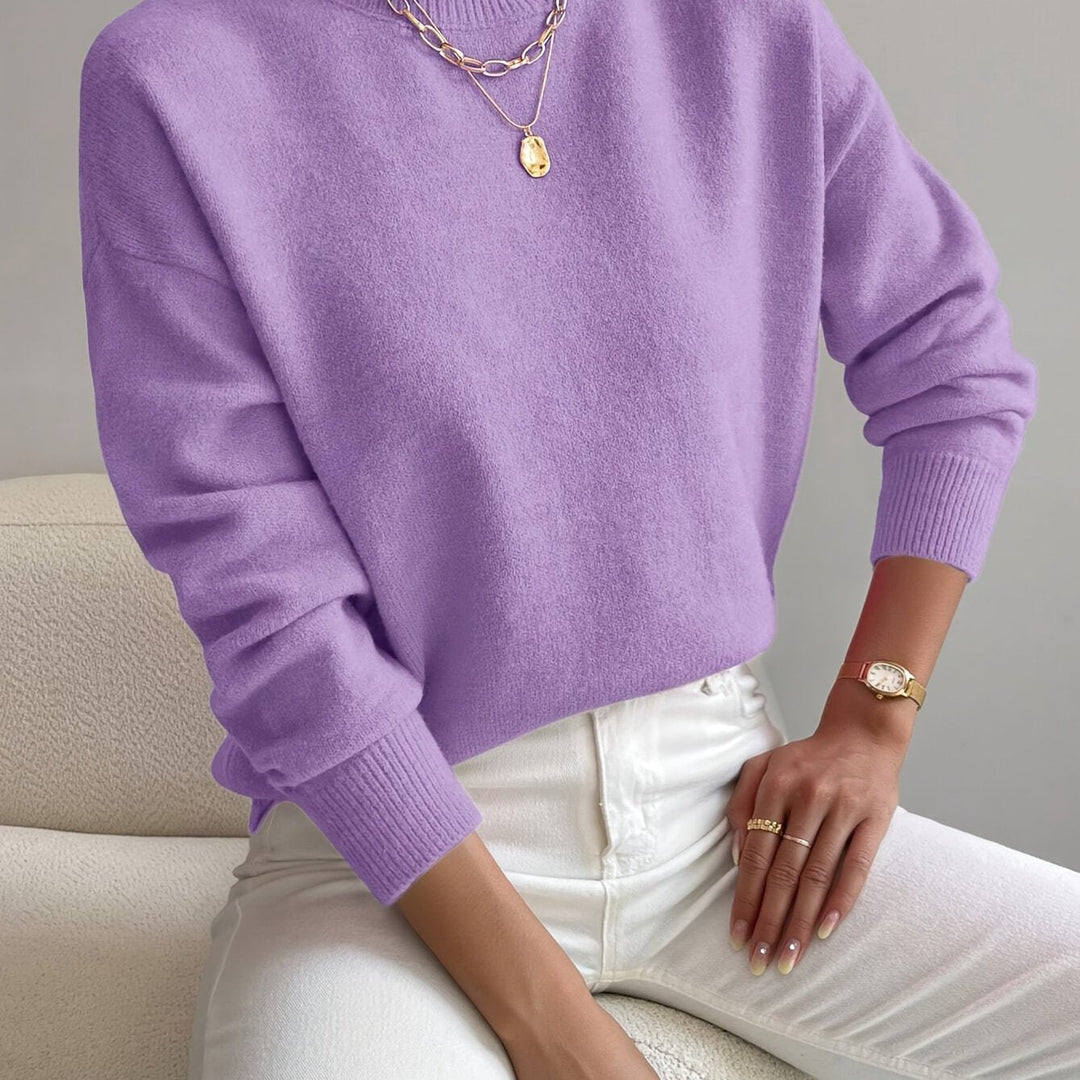 Trui Dames met Mock Neck | Zacht &amp; Flexibel Draagcomfort