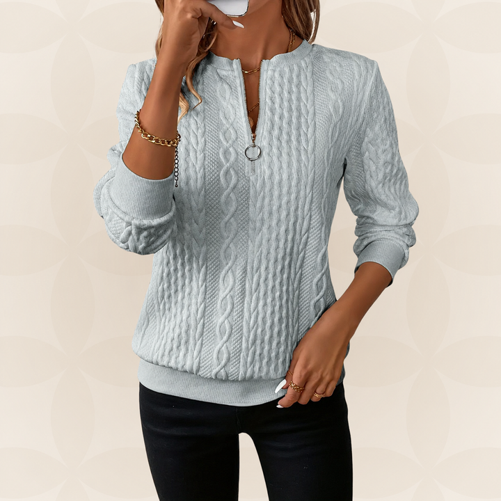 Trui Dames met Rits | Verfijnde Warmte &amp; Comfort