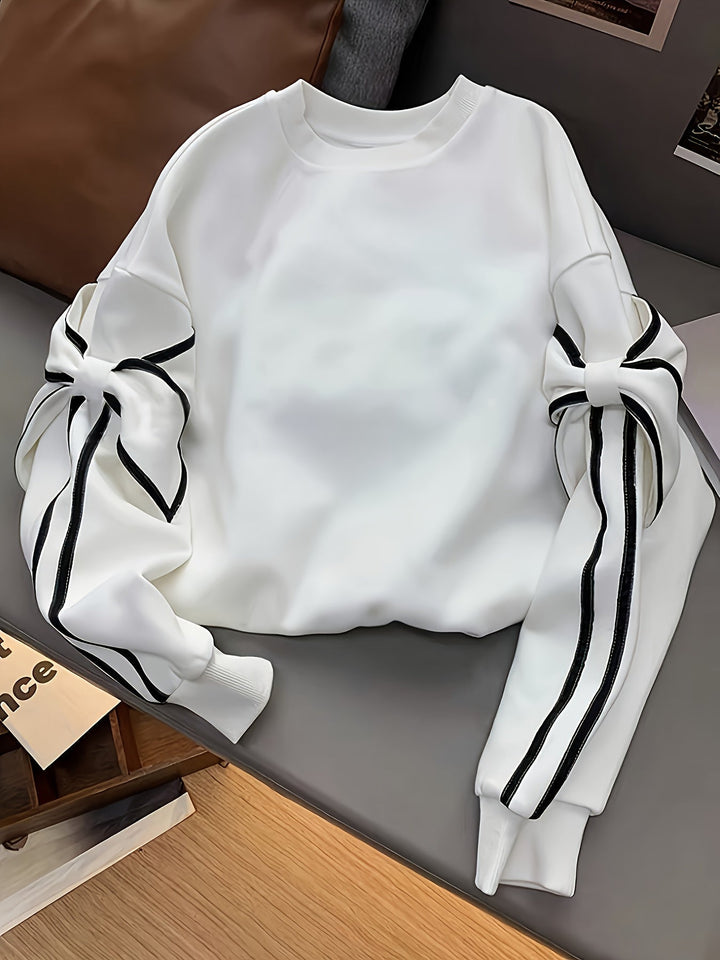 Trui Dames met Strikdetail | Warm &amp; Veelzijdig Comfort