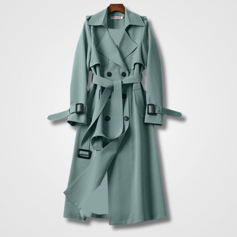 Tussenjas Dames | Ceintuur voor Taille-Accent &amp; Dubbele Knopen
