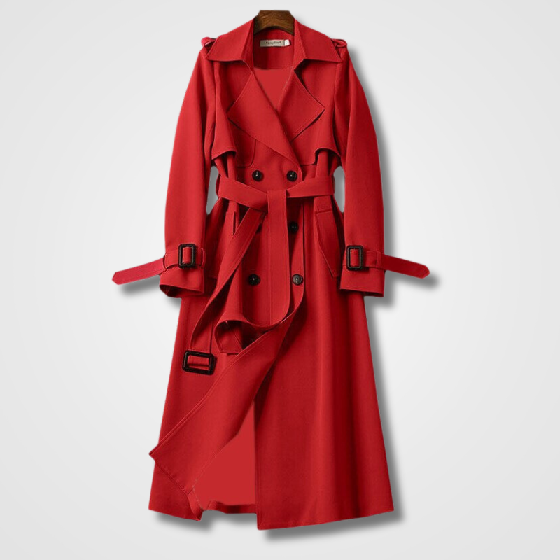 Tussenjas Dames | Ceintuur voor Taille-Accent &amp; Dubbele Knopen