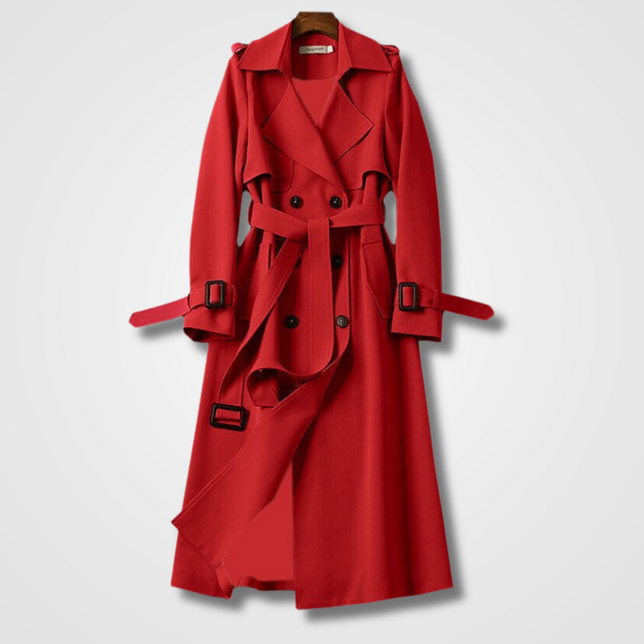 Tussenjas Dames | Ceintuur voor Taille-Accent &amp; Dubbele Knopen