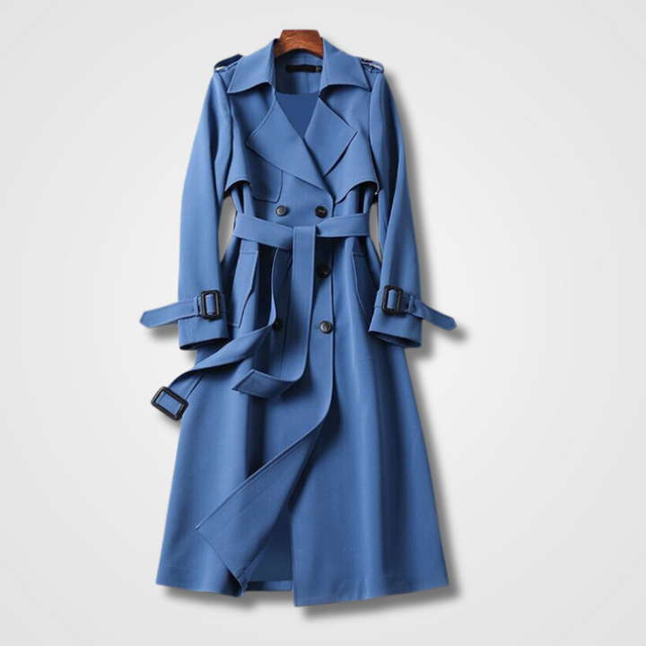 Tussenjas Dames | Ceintuur voor Taille-Accent &amp; Dubbele Knopen